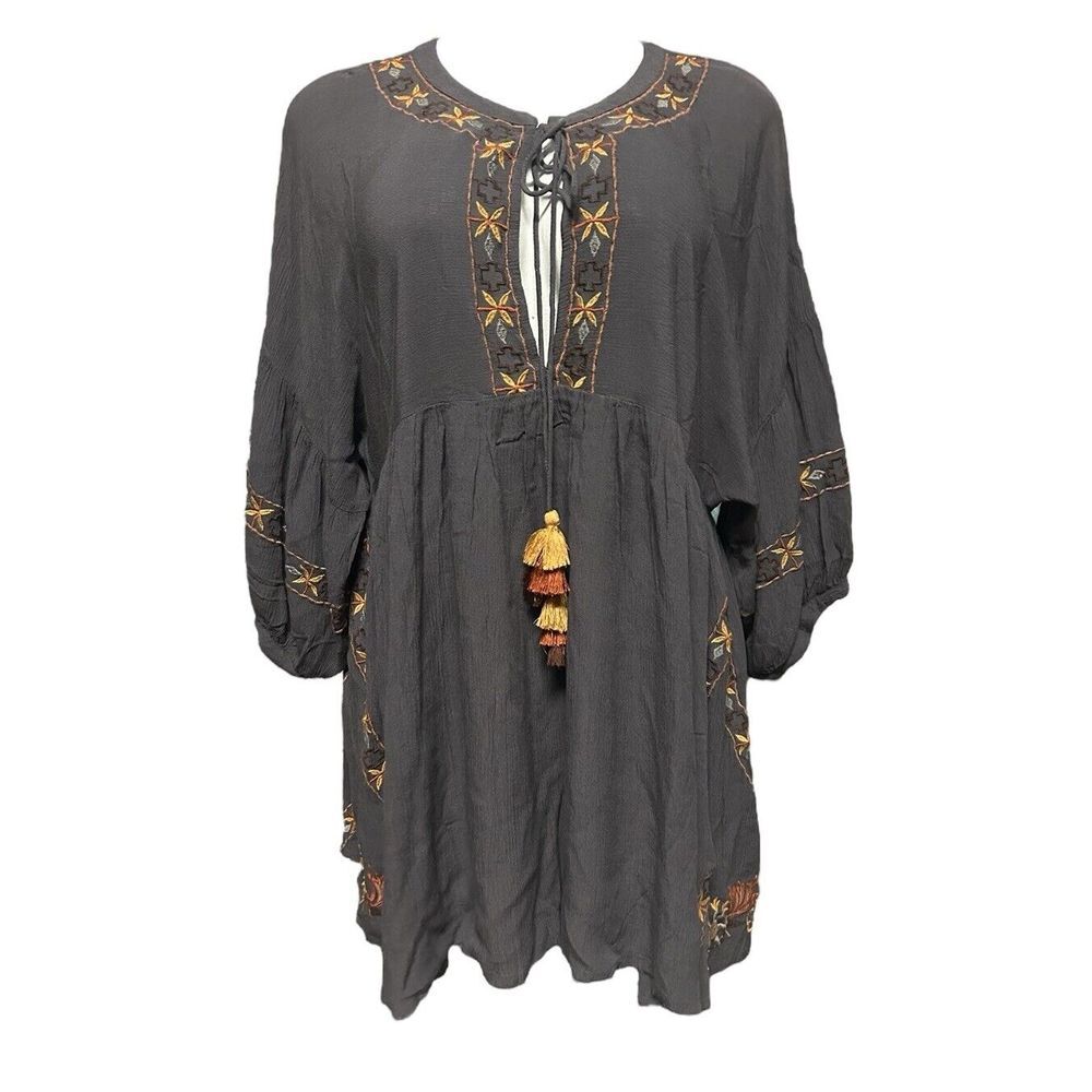 NEW Z&L Made With Love Tassels Lace ‎ Mini Dress  Size M
